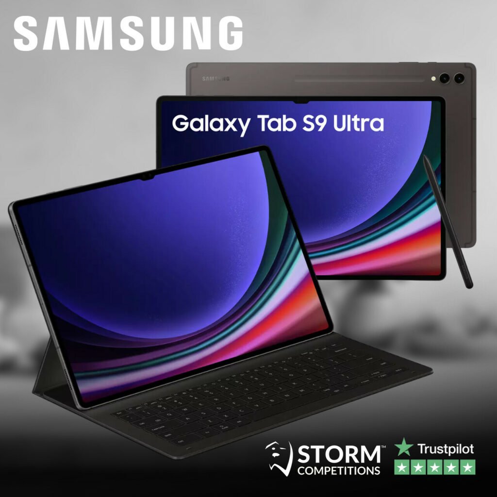 Won Samsung Galaxy Tab S9 Ultra 14.6in 256GB Wi-Fi Tablet 313 & Keyboard Cover