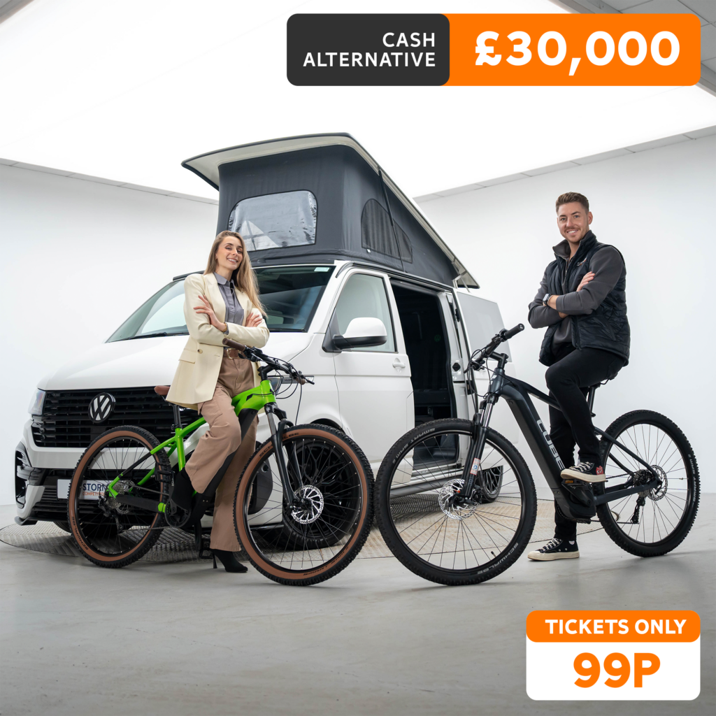 Won 2021 Volkswagen Transporter | 4 Berth Camper Van & 2 E-Bikes