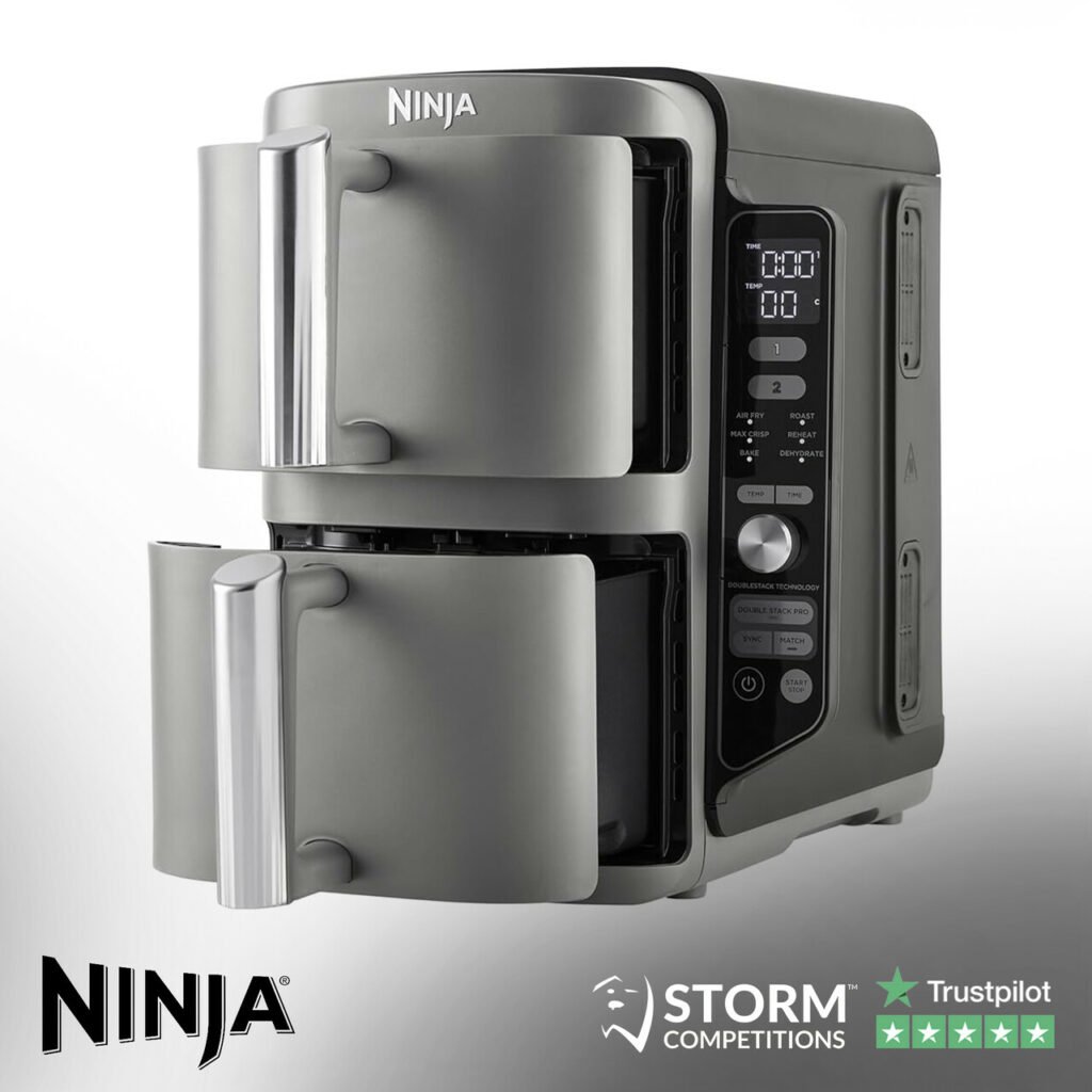 Won NINJA Double Stack XL 2-Drawer Air Fryer 9.5L
